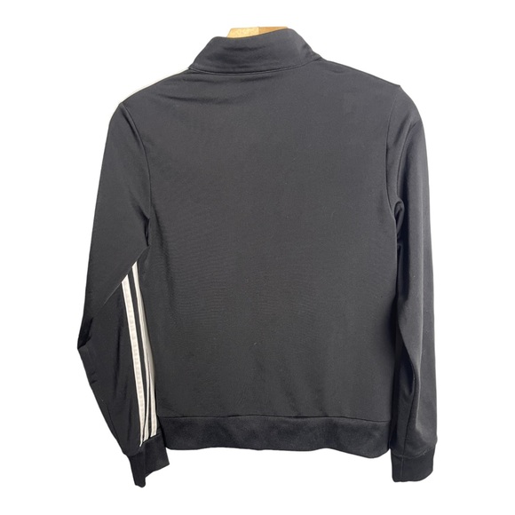 Adidas 3 Stripe Black/White Track Jacket Women’s Size XS - Picture 2 of 8
